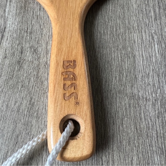 Bass Solid Wood Vanity Handheld Mirror Travel Guest Bathroom 10.5”L Estate - Picture 3 of 5